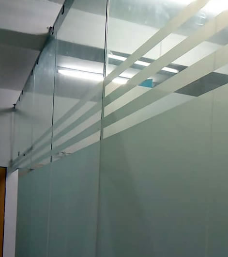 10mm Tempered Glass Office Partition